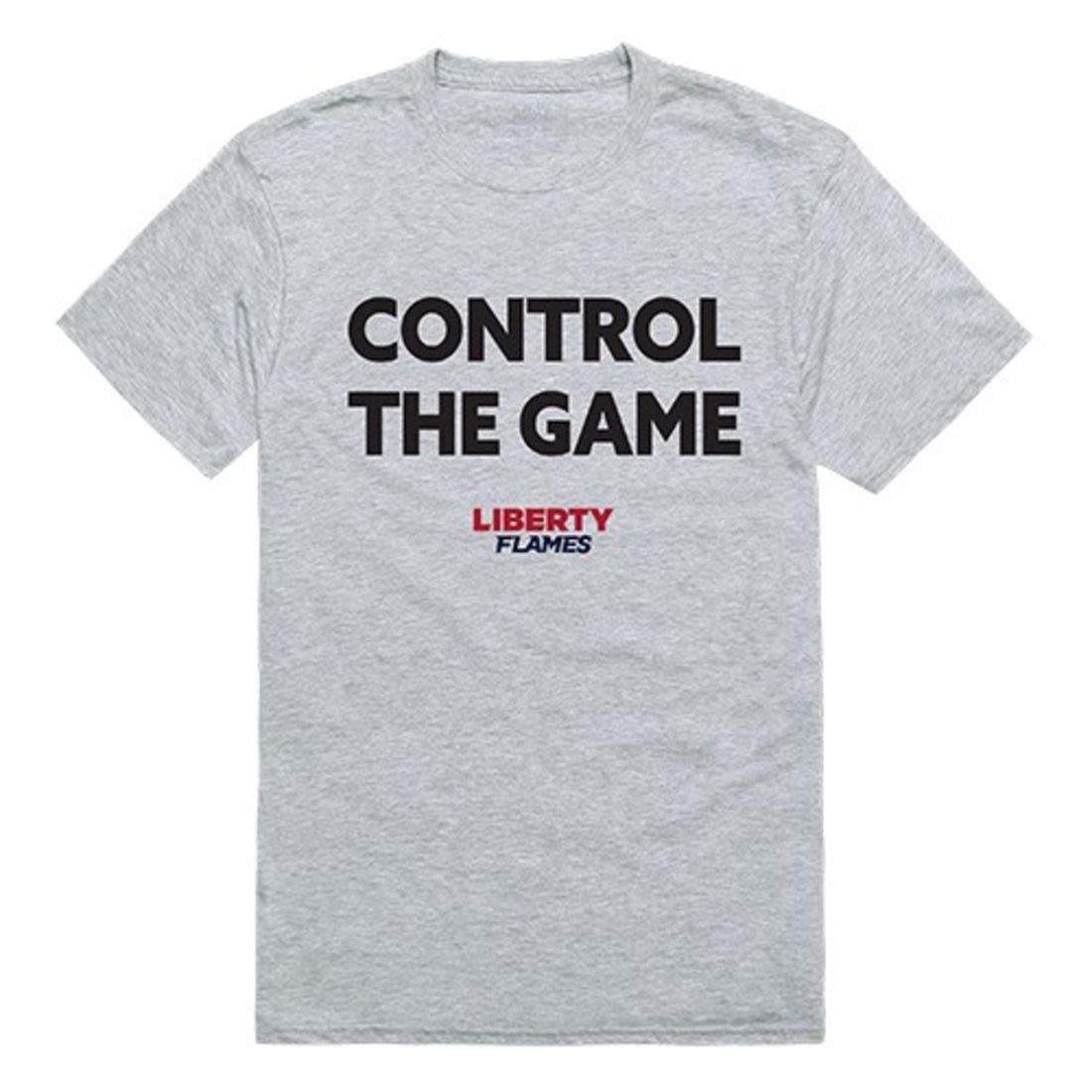 Liberty University Flames Control the Game T-Shirt Heather Grey