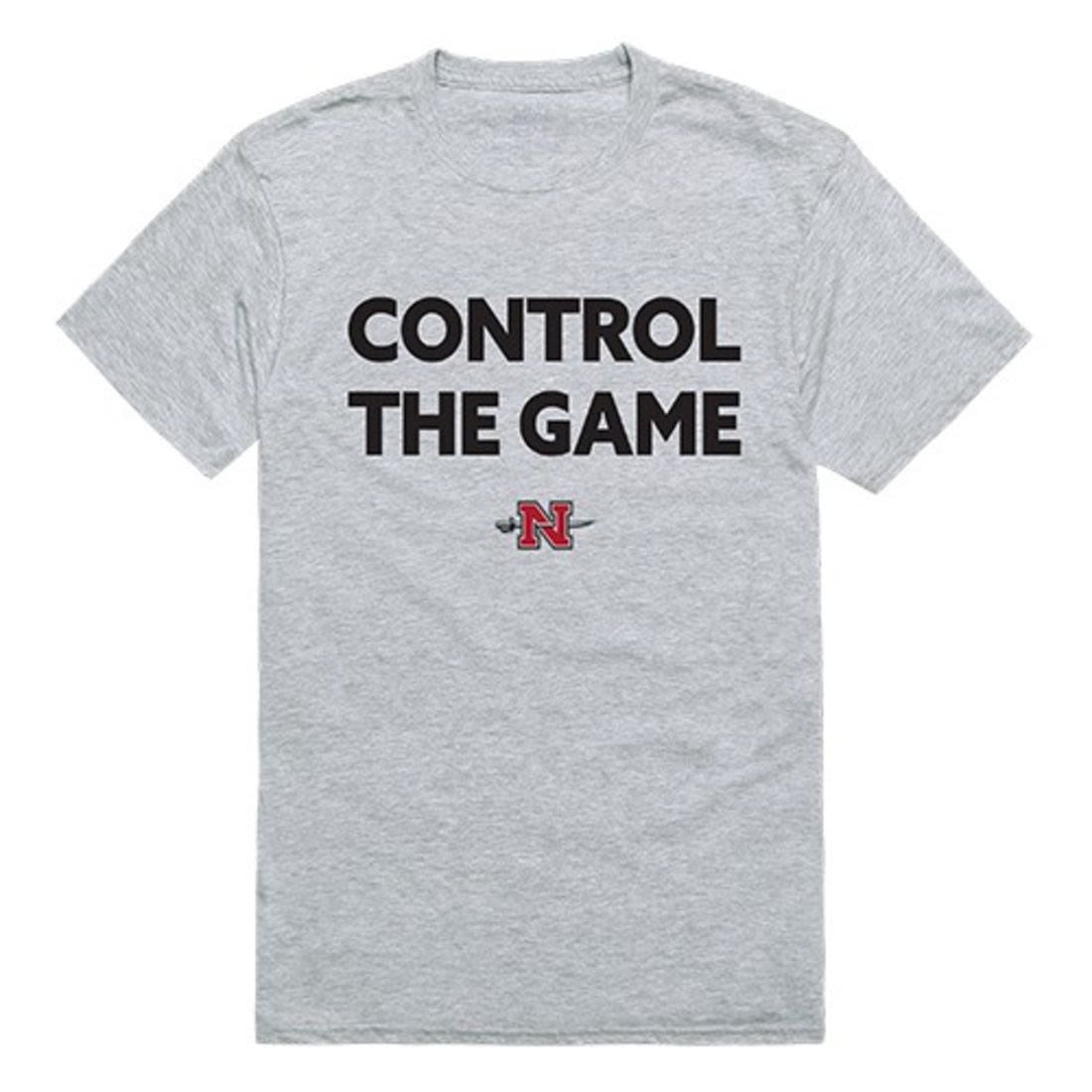 Nicholls State University Colonels Control the Game T-Shirt Heather Grey