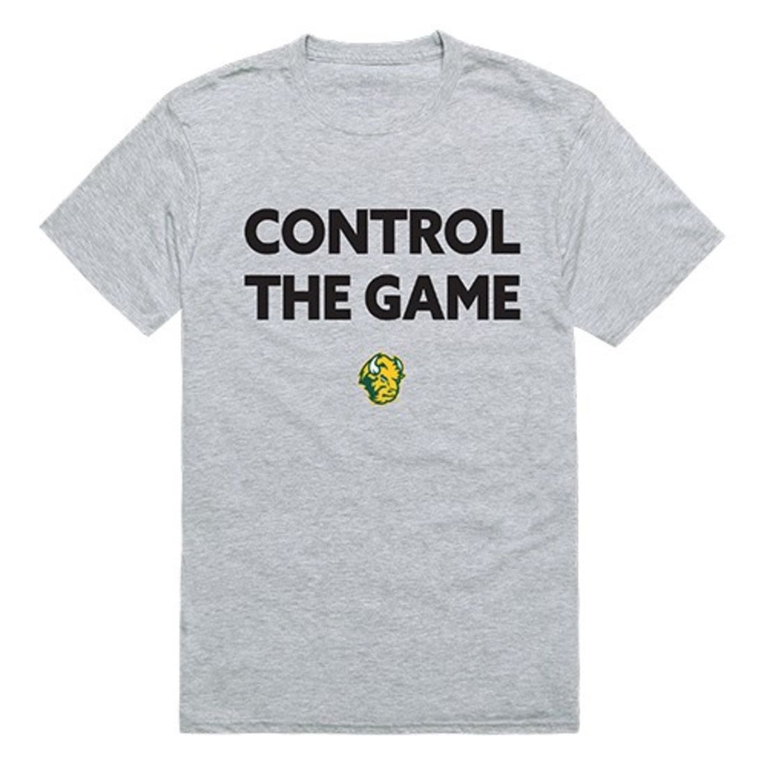 NDSU North Dakota State University Bison Thundering Herd Control the Game T-Shirt Heather Grey