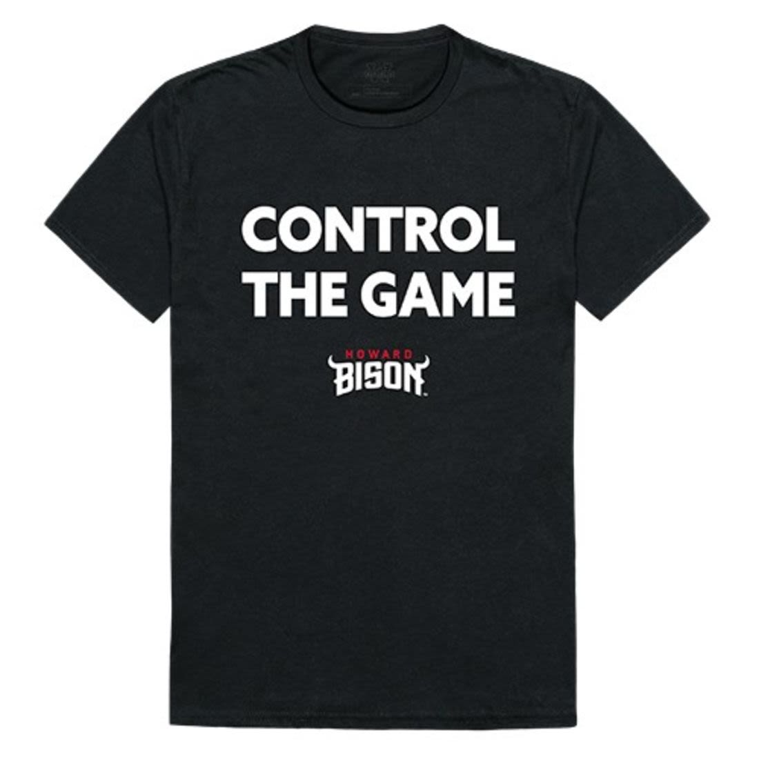 Howard University Bison Control the Game T-Shirt Black