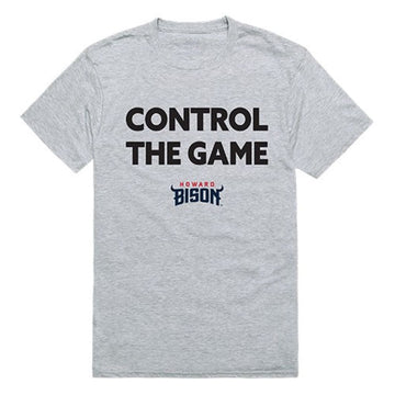Howard University Bison Control the Game T-Shirt Heather Grey