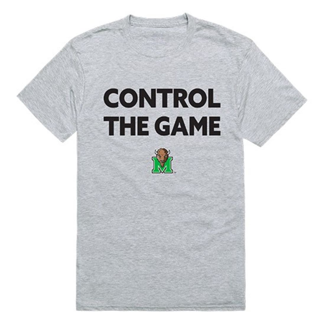 Marshall University Thundering Herd Control the Game T-Shirt Heather Grey