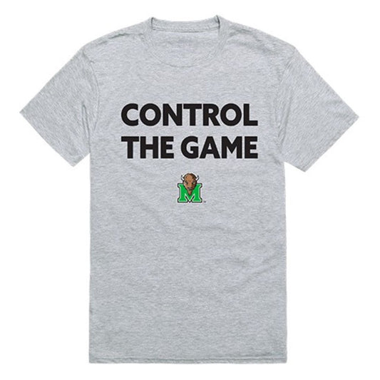 Marshall University Thundering Herd Control the Game T-Shirt Heather Grey