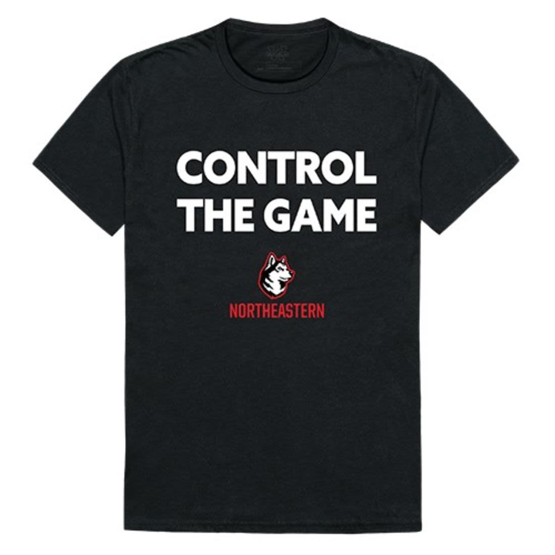 Northeastern University Huskies Control the Game T-Shirt Black
