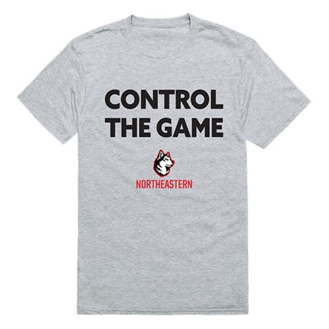 Northeastern University Huskies Control the Game T-Shirt Heather Grey