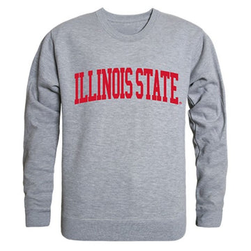 ISU Illinois State University Game Day Crewneck Pullover Sweatshirt Sweater Heather Grey