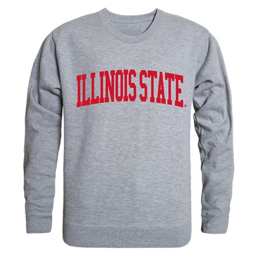 ISU Illinois State University Game Day Crewneck Pullover Sweatshirt Sweater Heather Grey