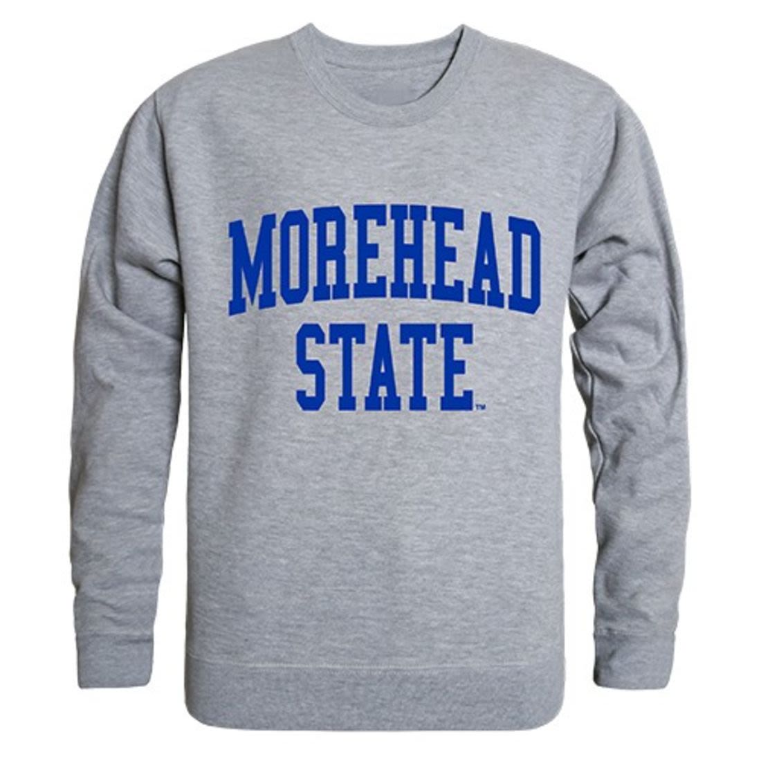 MSU Morehead State University Game Day Crewneck Pullover Sweatshirt Sweater Heather Grey