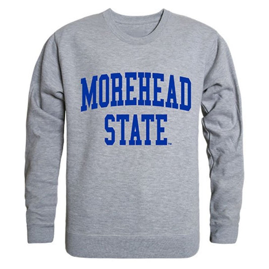 MSU Morehead State University Game Day Crewneck Pullover Sweatshirt Sweater Heather Grey