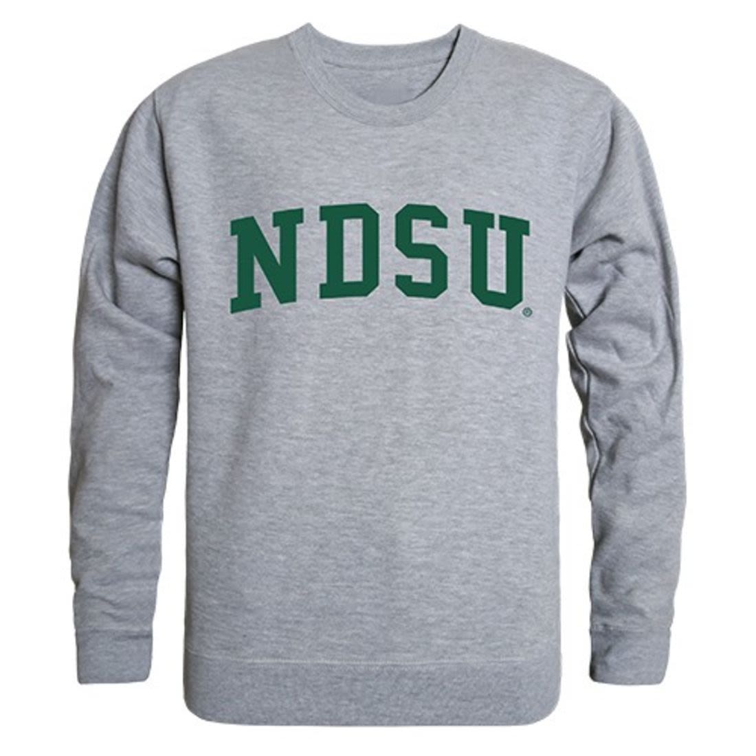 NDSU North Dakota State University Bison Game Day Crewneck Pullover Sweatshirt Sweater Heather Grey