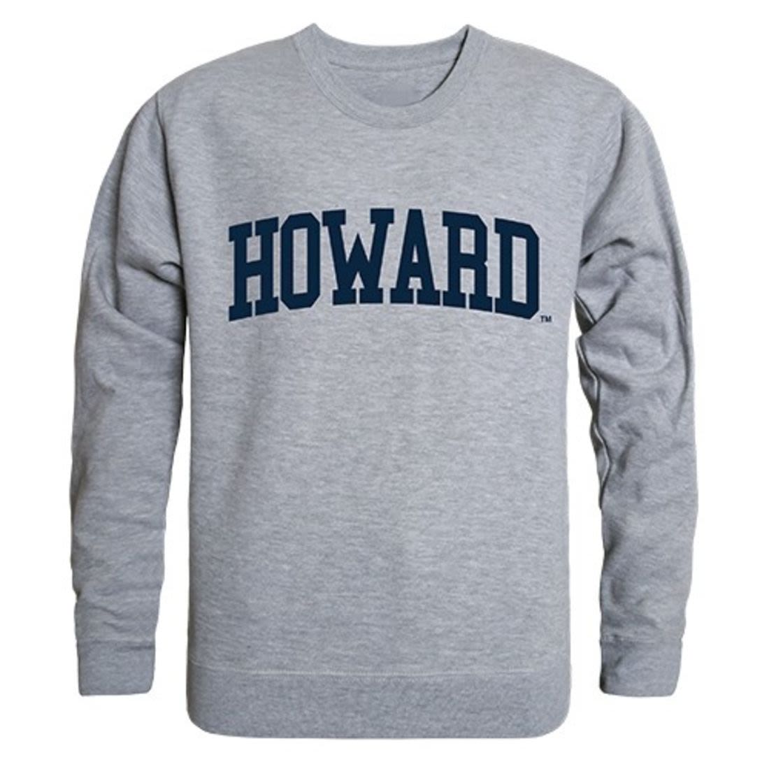 Howard University Game Day Crewneck Pullover Sweatshirt Sweater Heather Grey