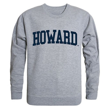 Howard University Game Day Crewneck Pullover Sweatshirt Sweater Heather Grey