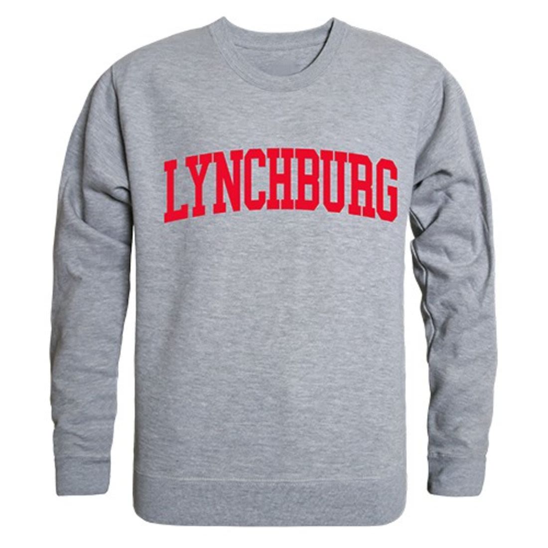 Lynchburg College Game Day Crewneck Pullover Sweatshirt Sweater Heather Grey