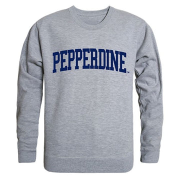 Pepperdine University Game Day Crewneck Pullover Sweatshirt Sweater Heather Grey