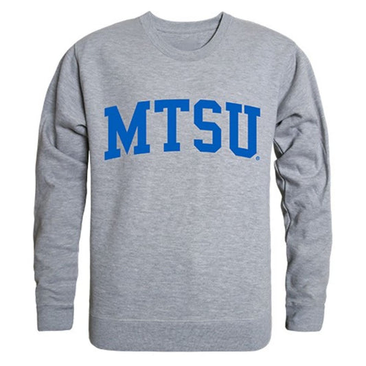 MTSU Middle Tennessee State University Game Day Crewneck Pullover Sweatshirt Sweater Heather Grey