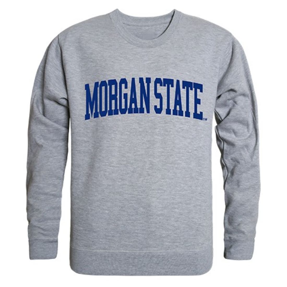 Morgan State University Game Day Crewneck Pullover Sweatshirt Sweater Heather Grey