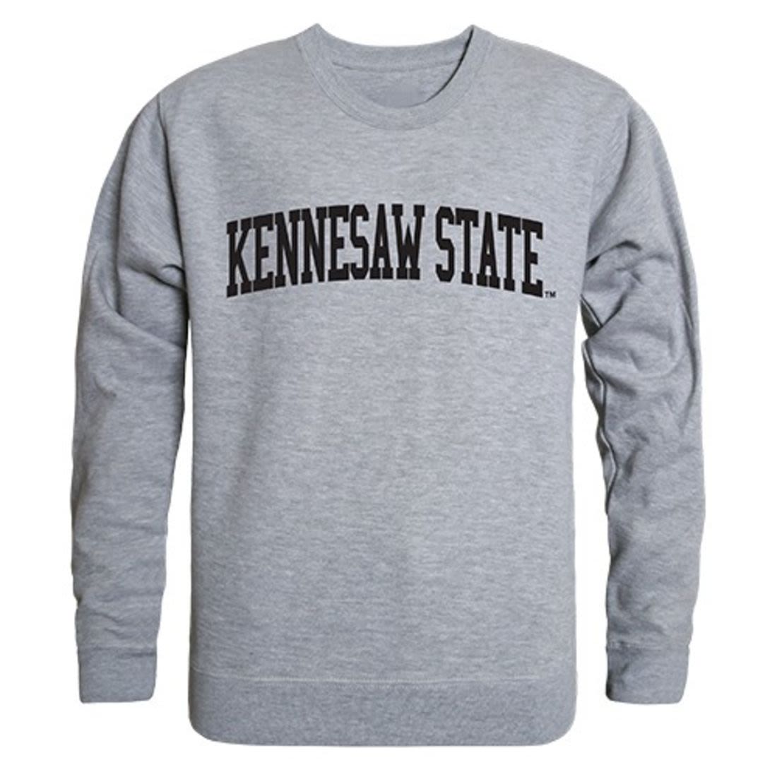 KSU Kennesaw State University Game Day Crewneck Pullover Sweatshirt Sweater Heather Grey