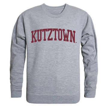 Kutztown University of Pennsylvania Game Day Crewneck Pullover Sweatshirt Sweater Heather Grey