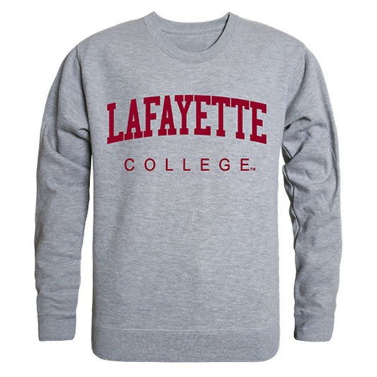 Lafayette College Game Day Crewneck Pullover Sweatshirt Sweater Heather Grey