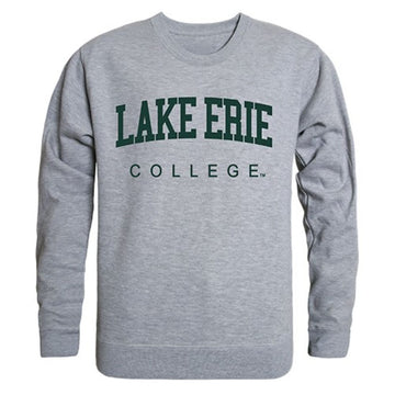 Lake Erie College Game Day Crewneck Pullover Sweatshirt Sweater Heather Grey