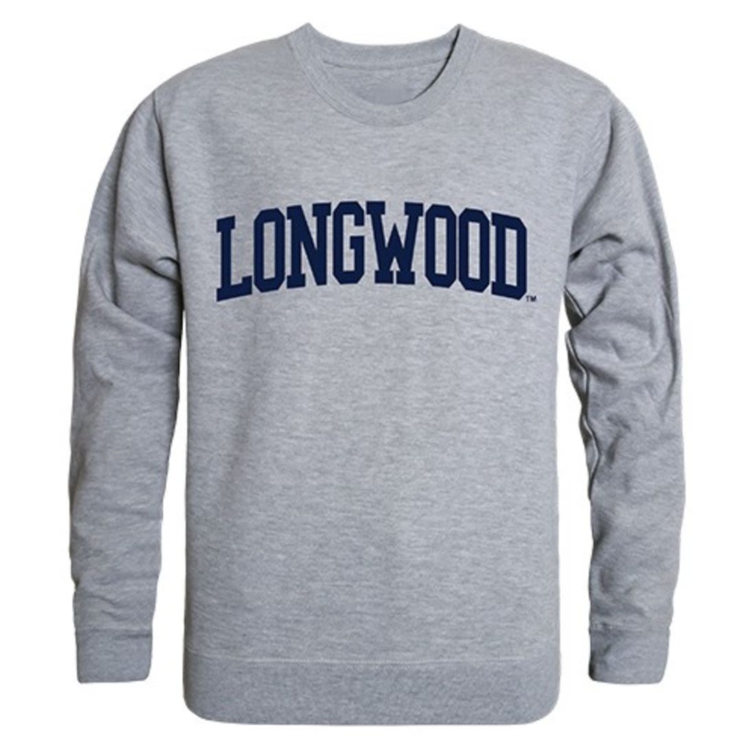 Longwood University Game Day Crewneck Pullover Sweatshirt Sweater Heather Grey