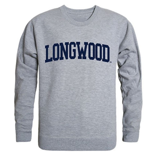 Longwood University Game Day Crewneck Pullover Sweatshirt Sweater Heather Grey
