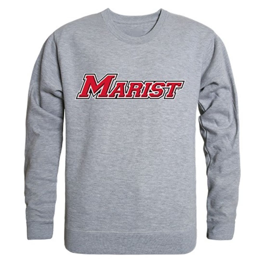 Marist College Game Day Crewneck Pullover Sweatshirt Sweater Heather Grey