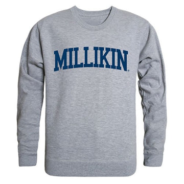 Millikin University Game Day Crewneck Pullover Sweatshirt Sweater Heather Grey