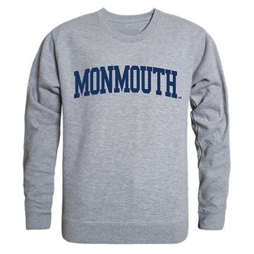 Monmouth University Game Day Crewneck Pullover Sweatshirt Sweater Heather Grey