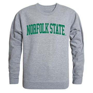 NSU Norfolk State University Game Day Crewneck Pullover Sweatshirt Sweater Heather Grey