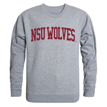 NSU Northern State University Game Day Crewneck Pullover Sweatshirt Sweater Heather Grey
