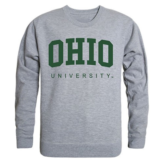 Ohio University Game Day Crewneck Pullover Sweatshirt Sweater Heather Grey