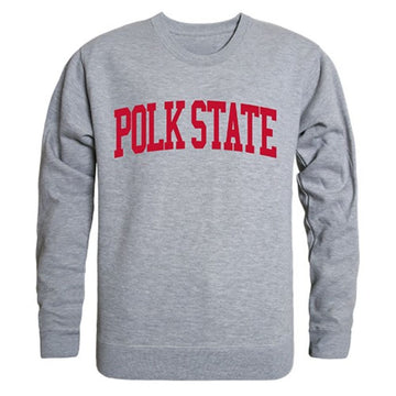 Polk State College Game Day Crewneck Pullover Sweatshirt Sweater Heather Grey
