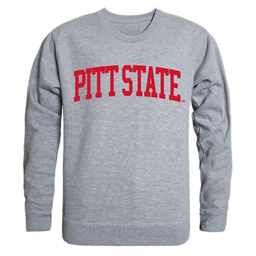 Pittsburg State University Game Day Crewneck Pullover Sweatshirt Sweater Heather Grey
