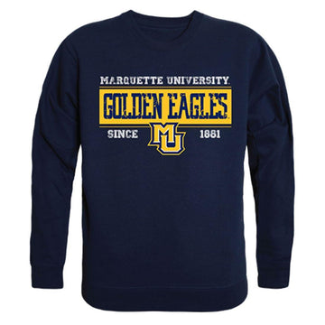 Marquette University Golden Eagles Established Crewneck Pullover Sweatshirt Sweater Navy