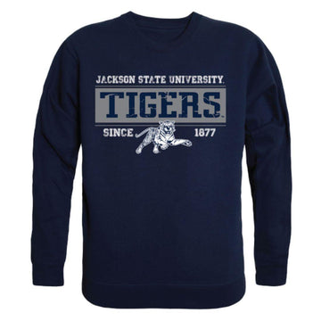 JSU Jackson State University Tigers Established Crewneck Pullover Sweatshirt Sweater Navy
