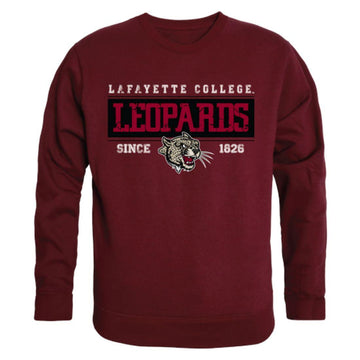 Lafayette College Leopards Established Crewneck Pullover Sweatshirt Sweater Maroon