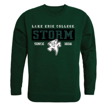 Lake Erie College Storm Established Crewneck Pullover Sweatshirt Sweater Forest
