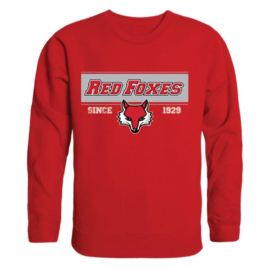 Marist College RedFoxes Established Crewneck Pullover Sweatshirt Sweater Red