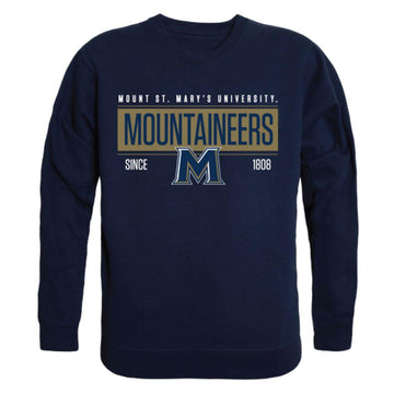 Mount St Marys University Mountaineers Established Crewneck Pullover Sweatshirt Sweater Navy