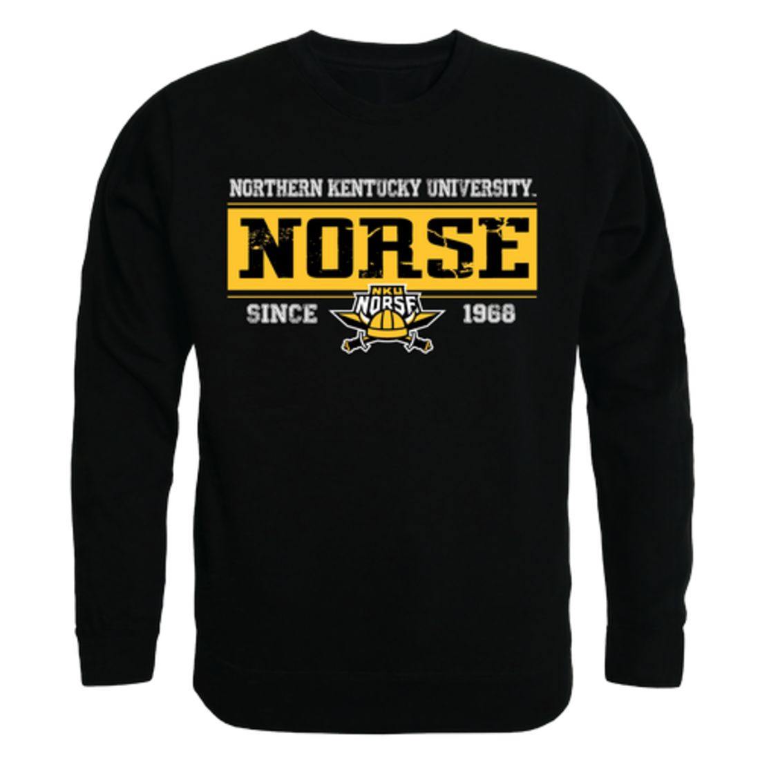 NKU Northern Kentucky University Norse Established Crewneck Pullover Sweatshirt Sweater Black