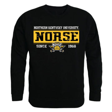 NKU Northern Kentucky University Norse Established Crewneck Pullover Sweatshirt Sweater Black