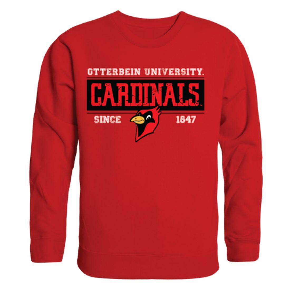 Otterbein University Established Crewneck Pullover Sweatshirt Sweater Red