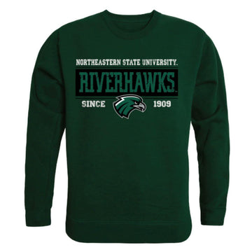 NSU Northeastern State University RiverHawks Established Crewneck Pullover Sweatshirt Sweater Forest