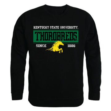 KYSU Kentucky State University Thorobreds Established Crewneck Pullover Sweatshirt Sweater Black
