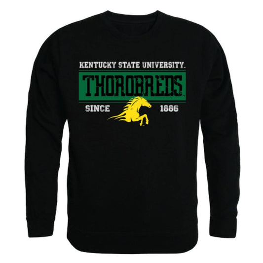 KYSU Kentucky State University Thorobreds Established Crewneck Pullover Sweatshirt Sweater Black