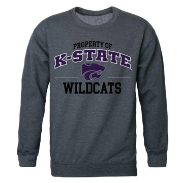 KSU Kansas State University Wildcats Property Crewneck Pullover Sweatshirt Sweater Heather Charcoal