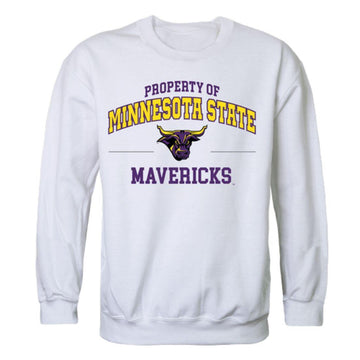 MNSU Minnesota State University Mankato Mavericks Property Crewneck Pullover Sweatshirt Sweater White