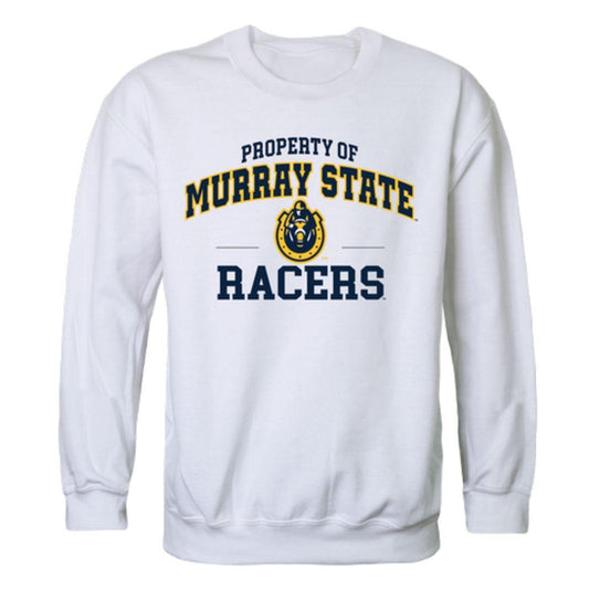 MSU Murray State University Racers Property Crewneck Pullover Sweatshirt Sweater White