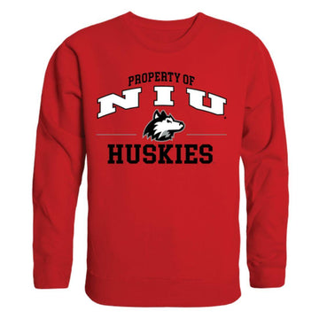 NIU Northern Illinois University Huskies Property Crewneck Pullover Sweatshirt Sweater Red